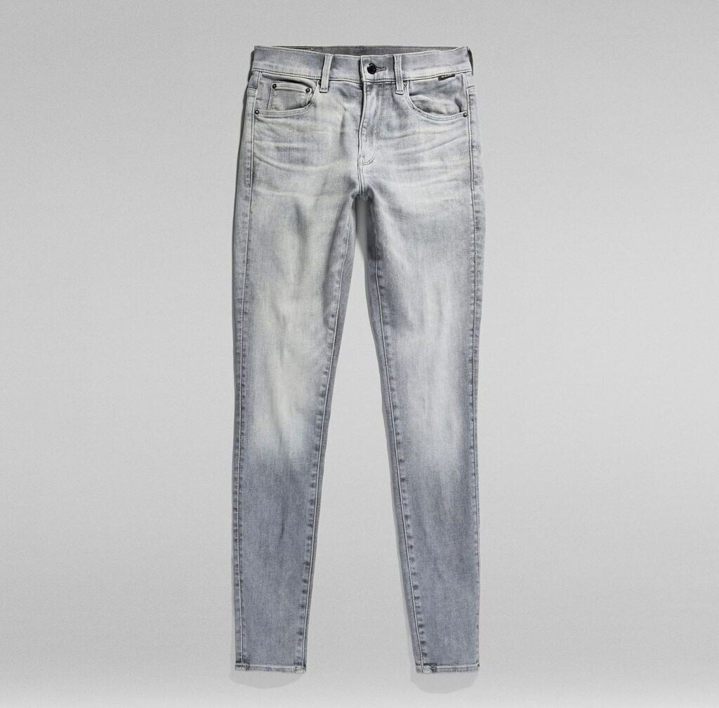 G-Star 3301 Skinny Fit High Waist Jeans (D05175-A634) sun faded glacier grey