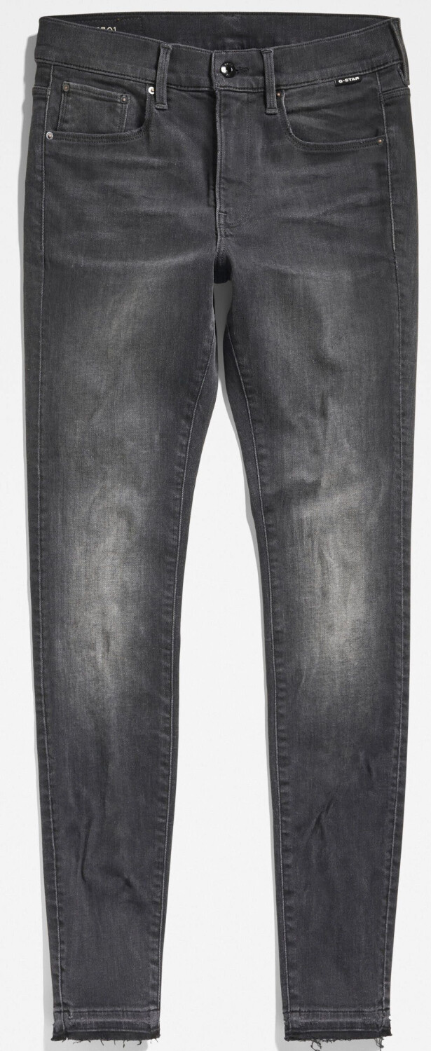 G-Star 3301 Skinny Fit Jeans (D05175) worn in black moon