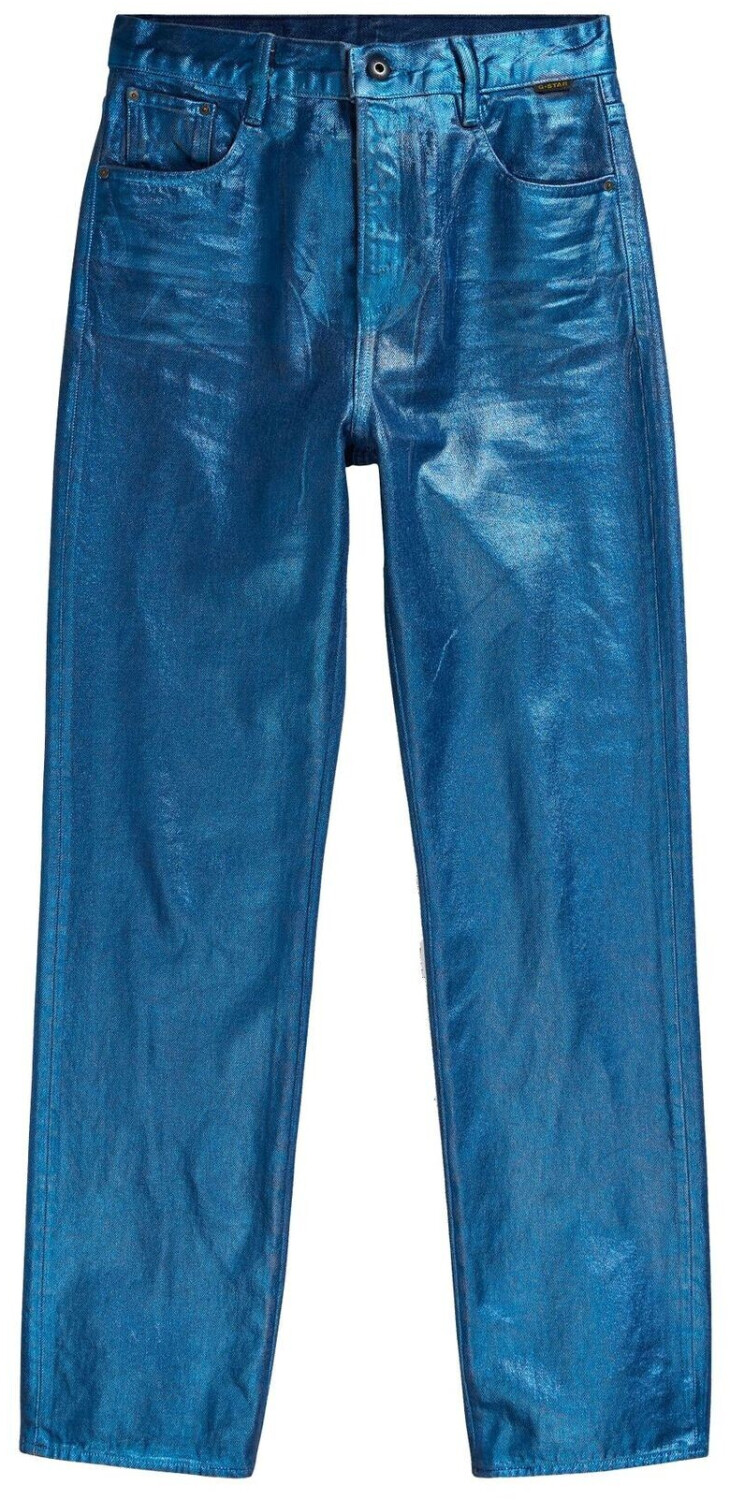 G-Star Viktoria High Straight Fit Jeans (D23959-D436) luna blue metal coating
