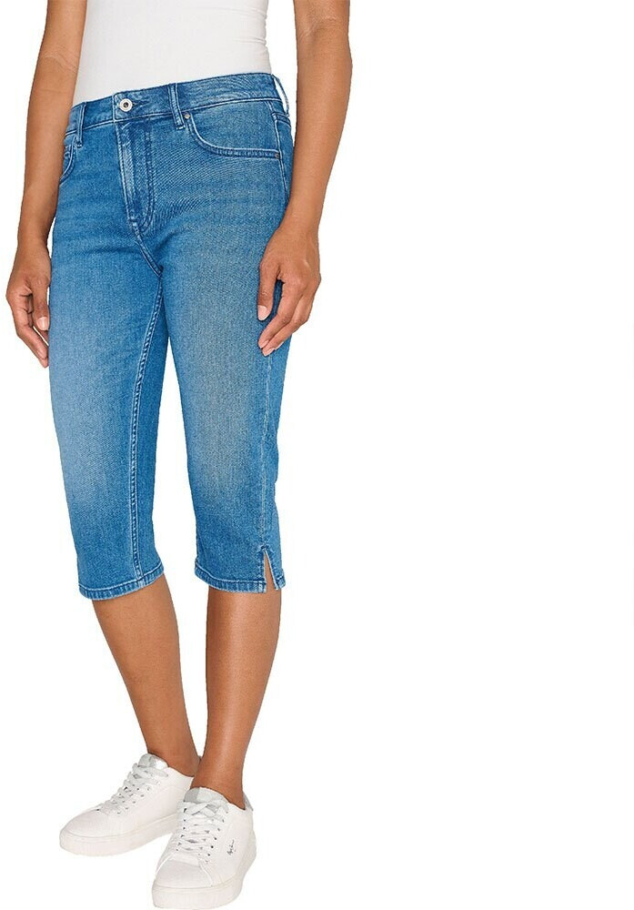 Pepe Jeans Skinny Crop Fit Denim Shorts (PL801117-000-HU6) blue