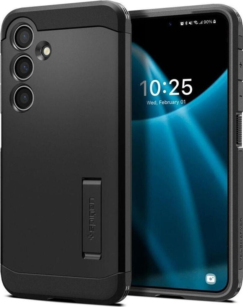 Spigen Liquid Air Hülle Kopatibel It Sasung Galaxy S24 Plus -Schwarz