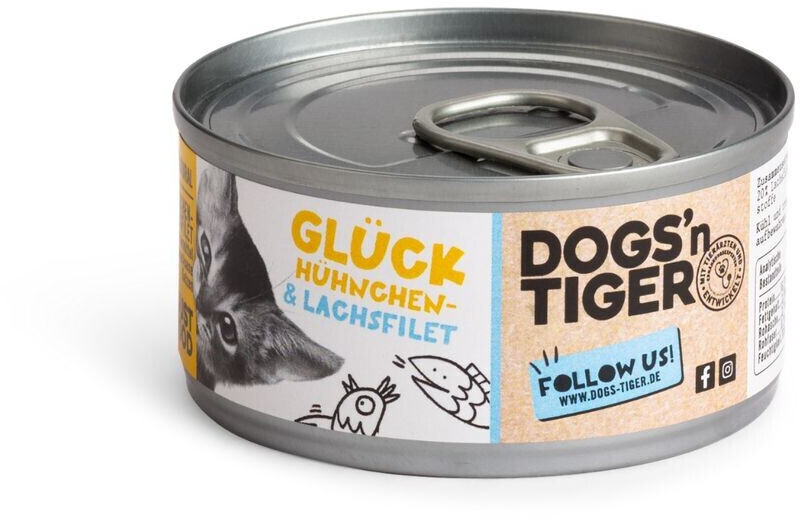Dogs´n Tiger Lucky wet cat food chicken & salmon 70g
