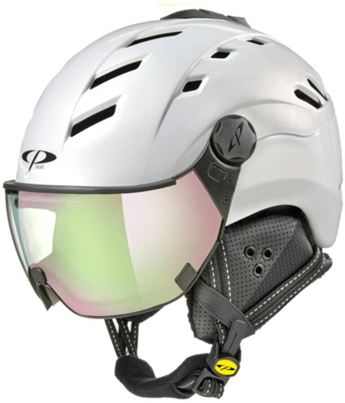 CP Helmets Camurai ski helmet pearlwhite shiny/white shiny