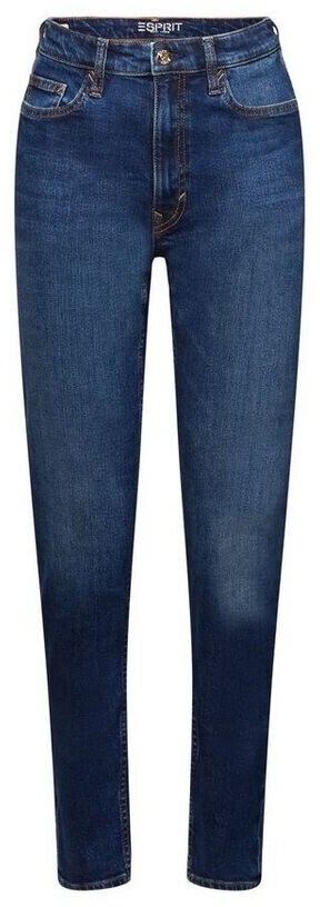 Esprit Retro Classic Jeans with a High Waistband (103EE1B335) blue dark washed