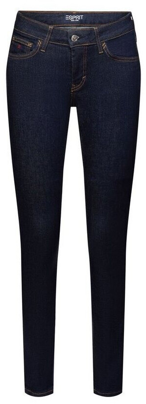 Esprit Skinny Jeans with a Mid-Rise Waistband (993EE1B397) blue rinse