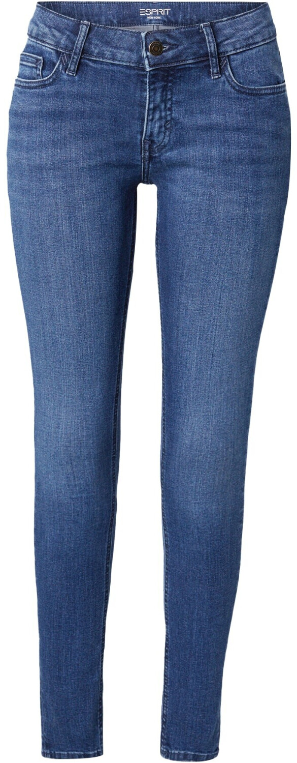 Esprit Skinny Jeans with a Low Waistband (103EE1B359) blue dark washed