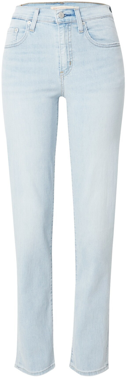 Levi's 724 High Rise Straight Jeans cool bright in blue