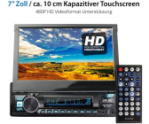 XOMAX XM-DA775: 1DIN Autoradio mit Android 10 Navi 7 Zoll Touchscreen  Monitor, Bluetooth, DVD, CD, SD und USB