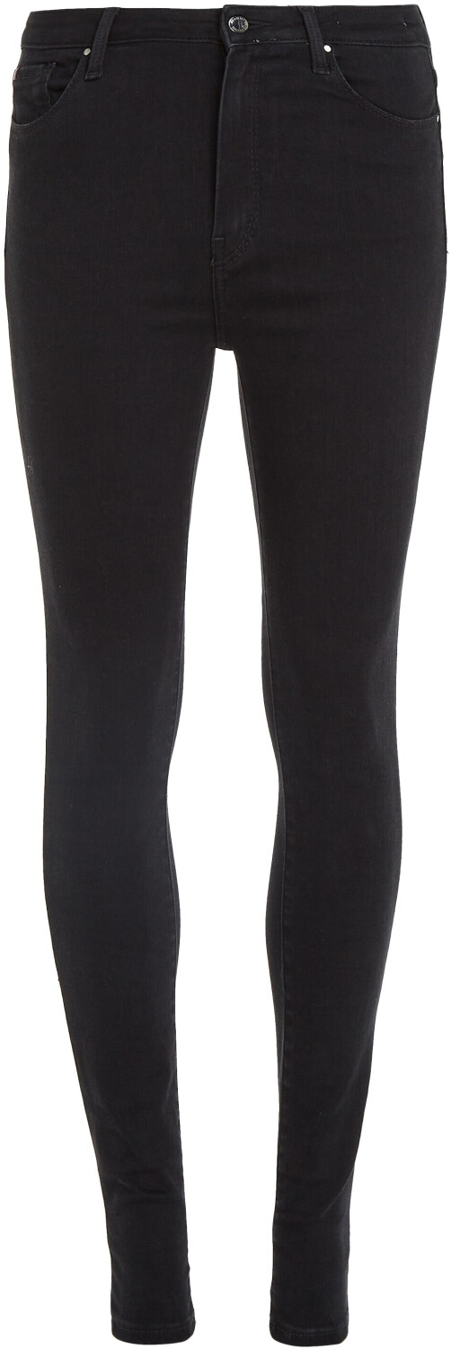 Tommy Hilfiger TH Flex Harlem High Rise Super Skinny Jeans (WW0WW34298) black