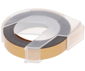 vhbw 2x 3D Prägeband-Schriftband-Kassette kompatibel mit Dymo Organizer  Xpress Pro 9mm Weiß auf Gold ab 7,99 €