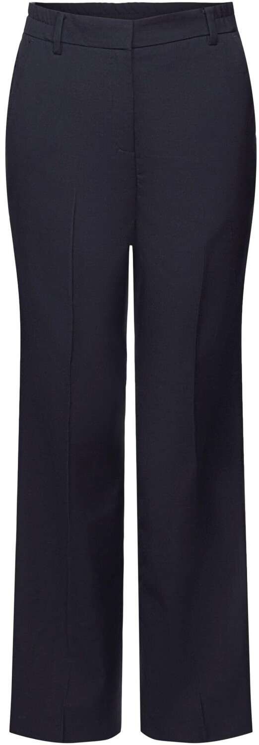 Esprit High-rise wide-leg trousers (993EE1B318) navy