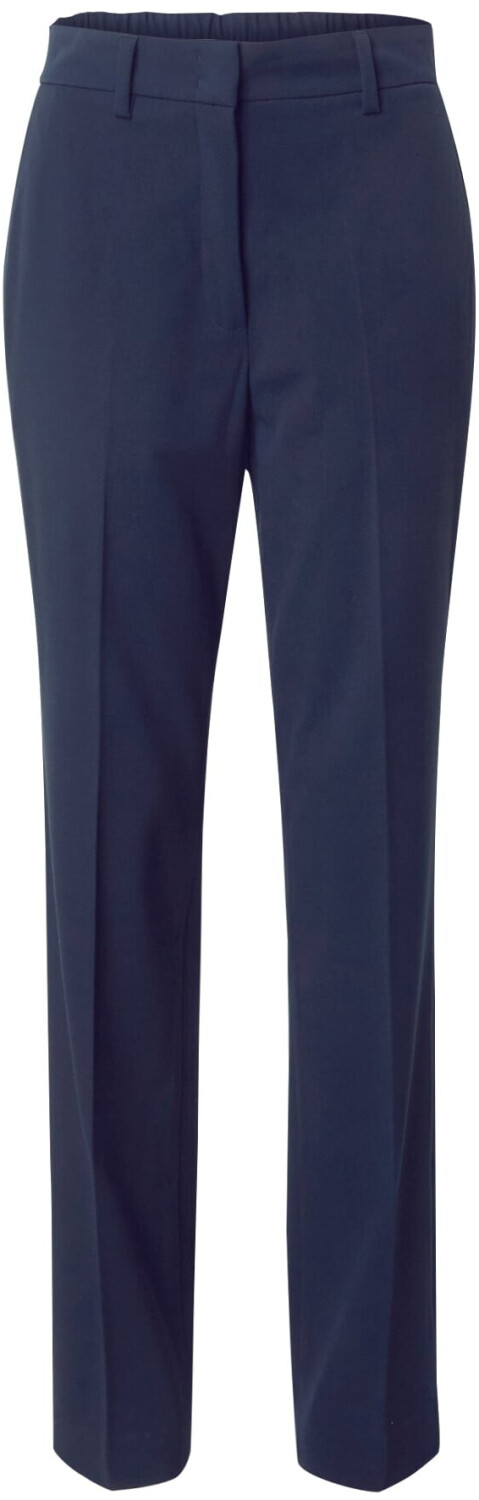 Esprit Straight-cut crepe trousers (993EE1B404) navy