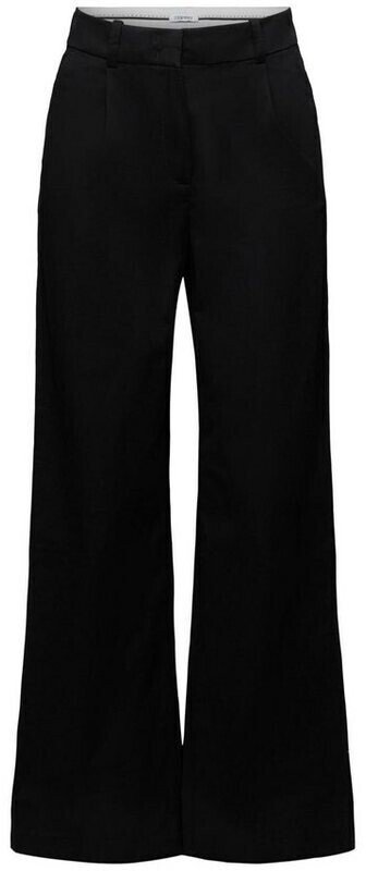 Esprit Chino trousers with wide legs (014EE1B309) black