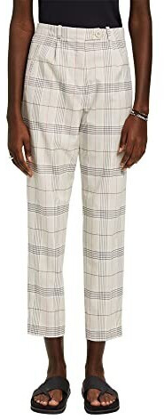 Esprit Cropped check trousers (023EO1B302) light taupe