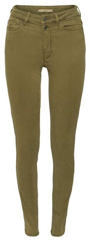 Esprit Stretch tencel trousers (992EE1B347) dark khaki