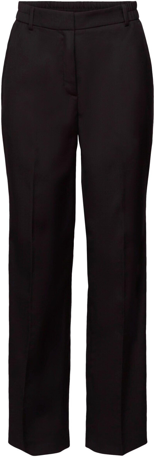 Esprit High-rise wide-leg trousers (993EE1B318) black