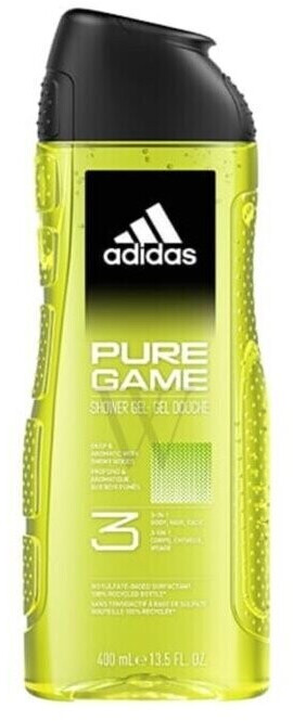 Photos - Shower Gel Adidas Pure Game  3in1 for Men  (400 ml)