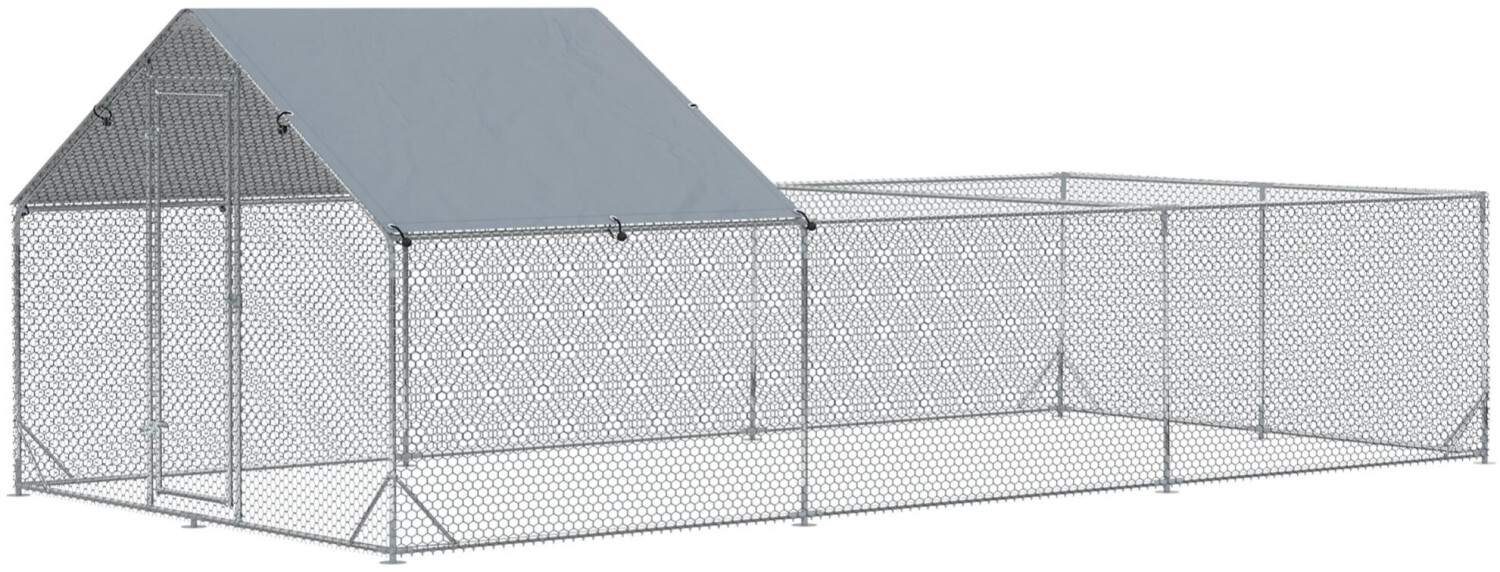 Pawhut Enclos poulailler 18 m² (D51-345V01SR)
