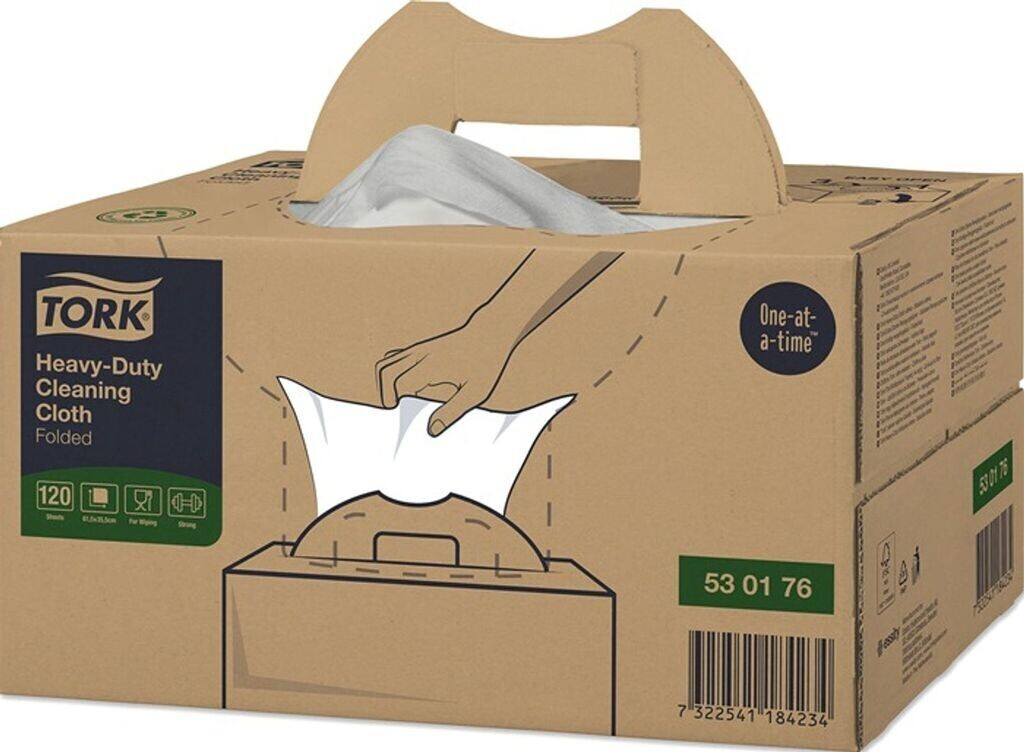 Tork 530176 W7 Cleaning cloths white (120 pcs.)