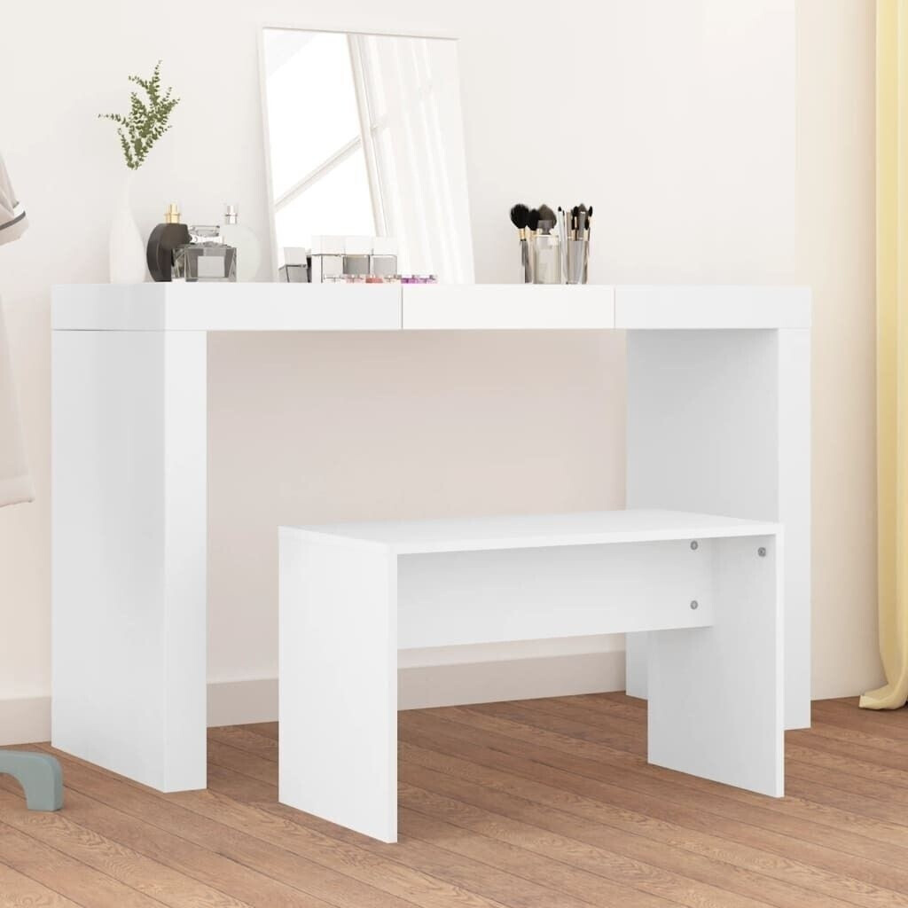 vidaXL Toilet Stool 70x35x45cm white