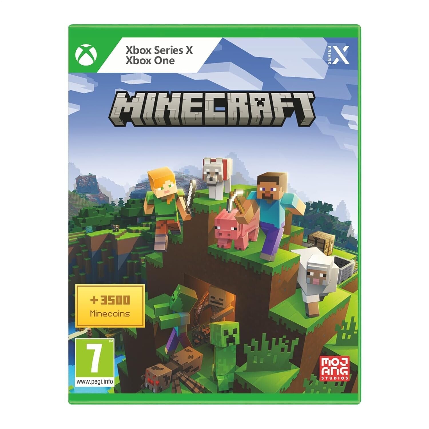 Photos - Game Microsoft Minecraft + 3500 Minecoins  (Xbox One/Xbox Series X)