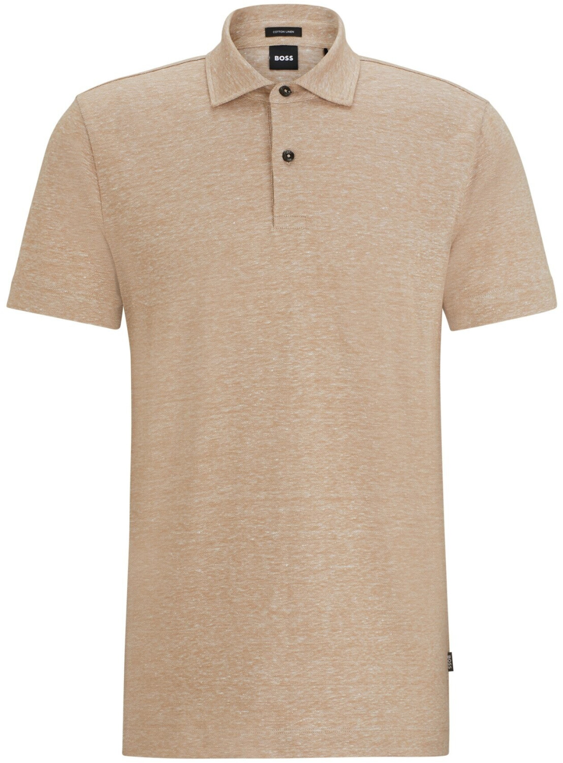 Hugo Boss Regular-fit polo shirt in cotton/linen blend (50511600)