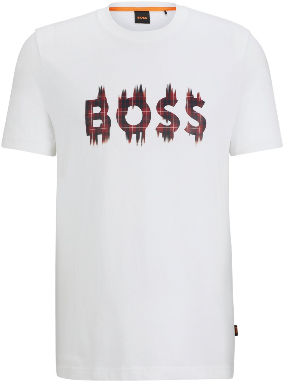 Hugo Boss Regular-fit cotton jersey T-shirt with artwork of the season (50510009) white