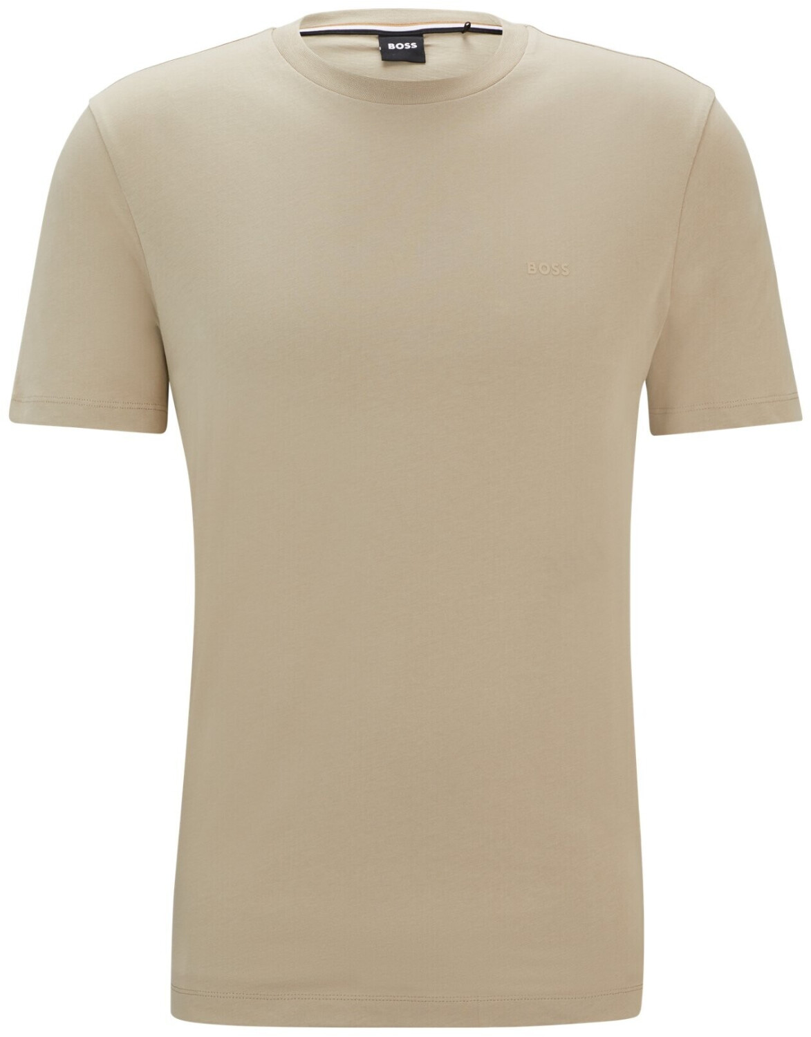 Hugo Boss Cotton jersey T-shirt with rubberised logo print (50468347) beige