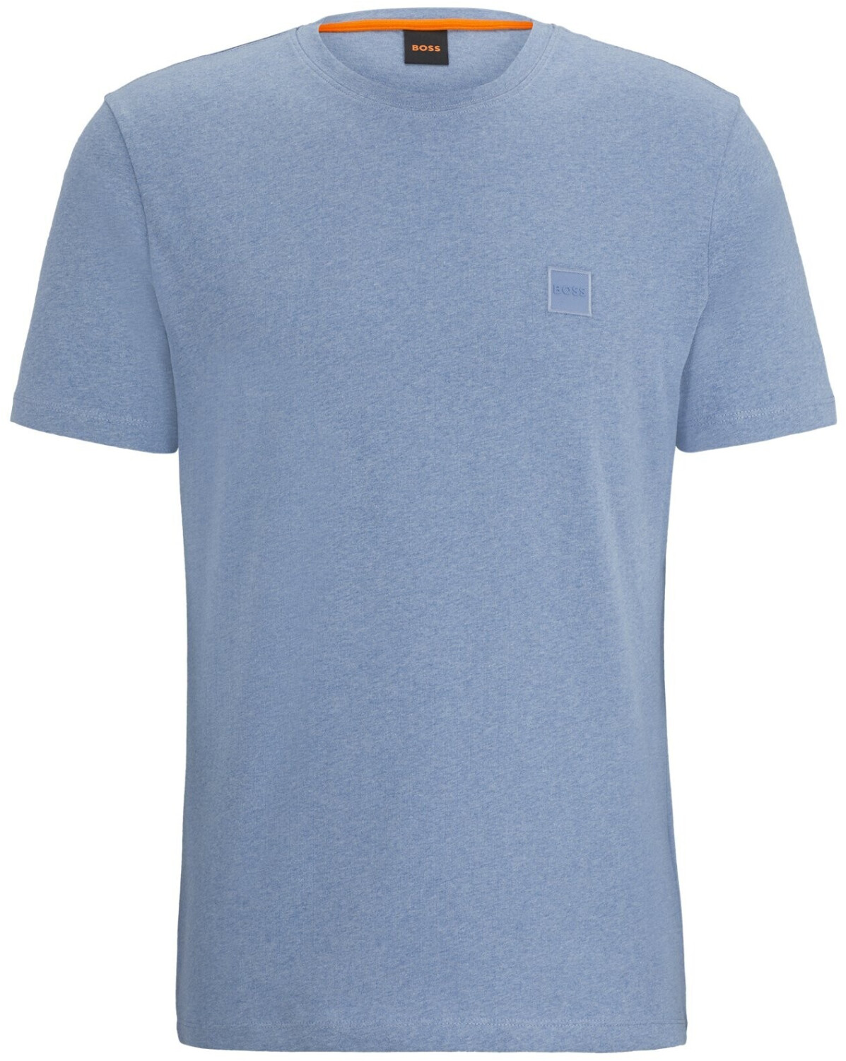 T-Shirt Aus Baumwoll-Jersey Mit Logo-Aufnäher - Hellbraun