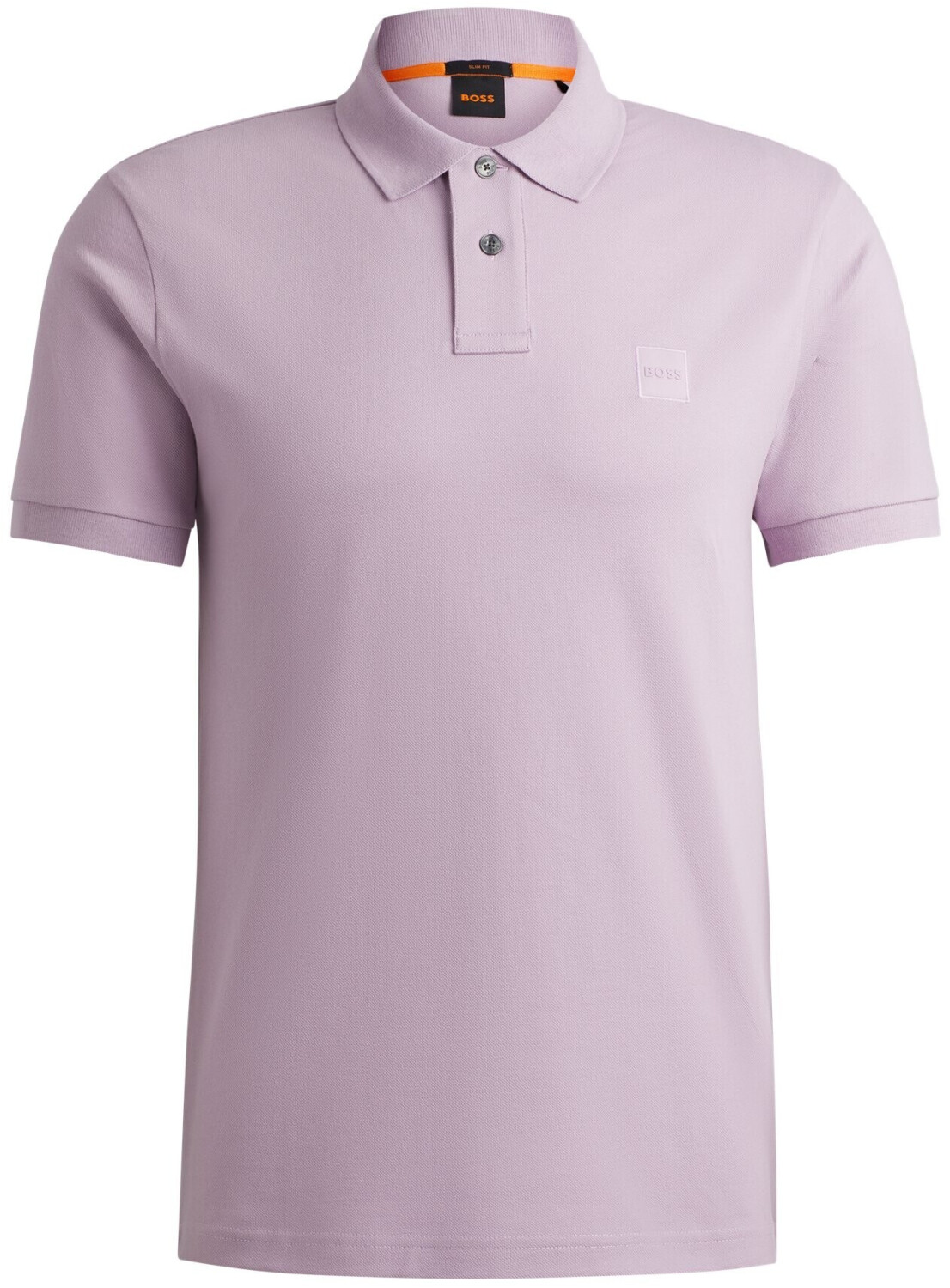 Hugo Boss Slim-fit polo shirt in stretch cotton with logo patch (50507803) purple