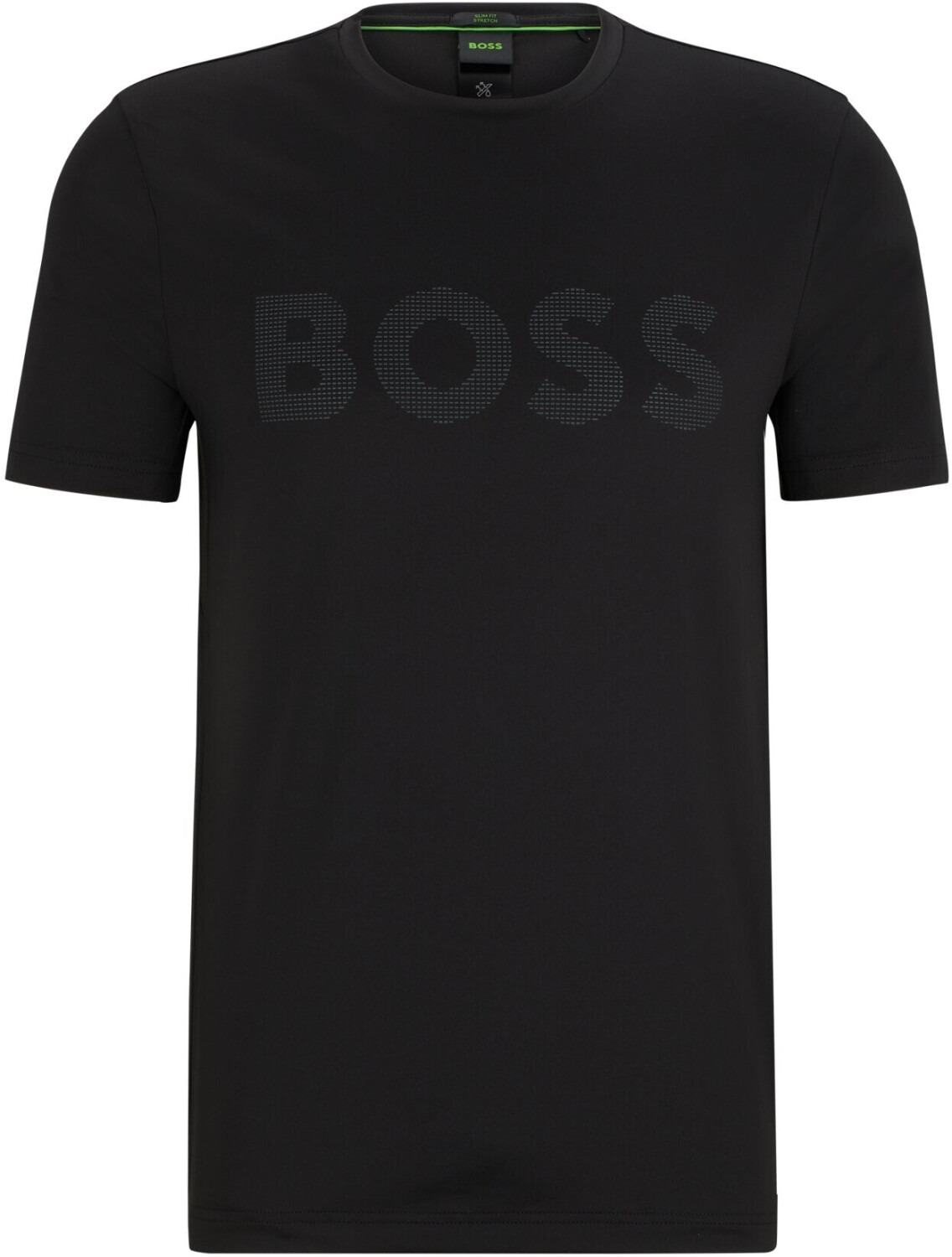 Hugo Boss T-shirt made of performance stretch fabric with decorative reflective logo (50517911) black