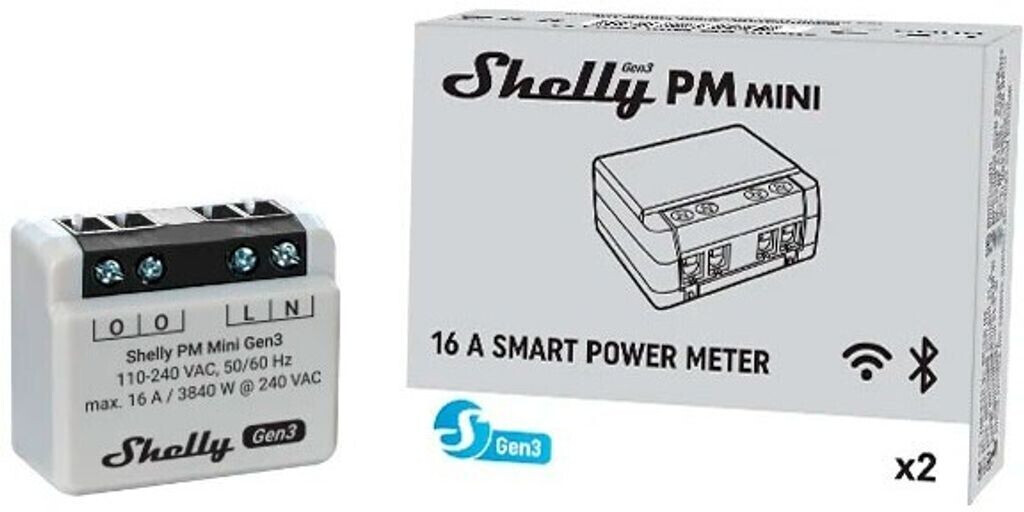Shelly PM Mini Gen. 3 a € 15,35 (oggi)