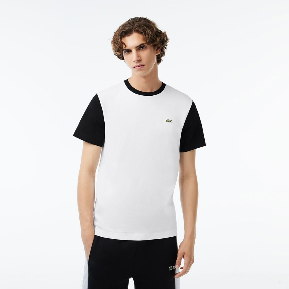 Lacoste Short Sleeve T-Shirt (TH1298) white/black