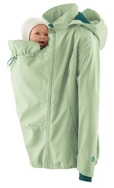 Mamalila Allrounder softshell babywearing jacket green