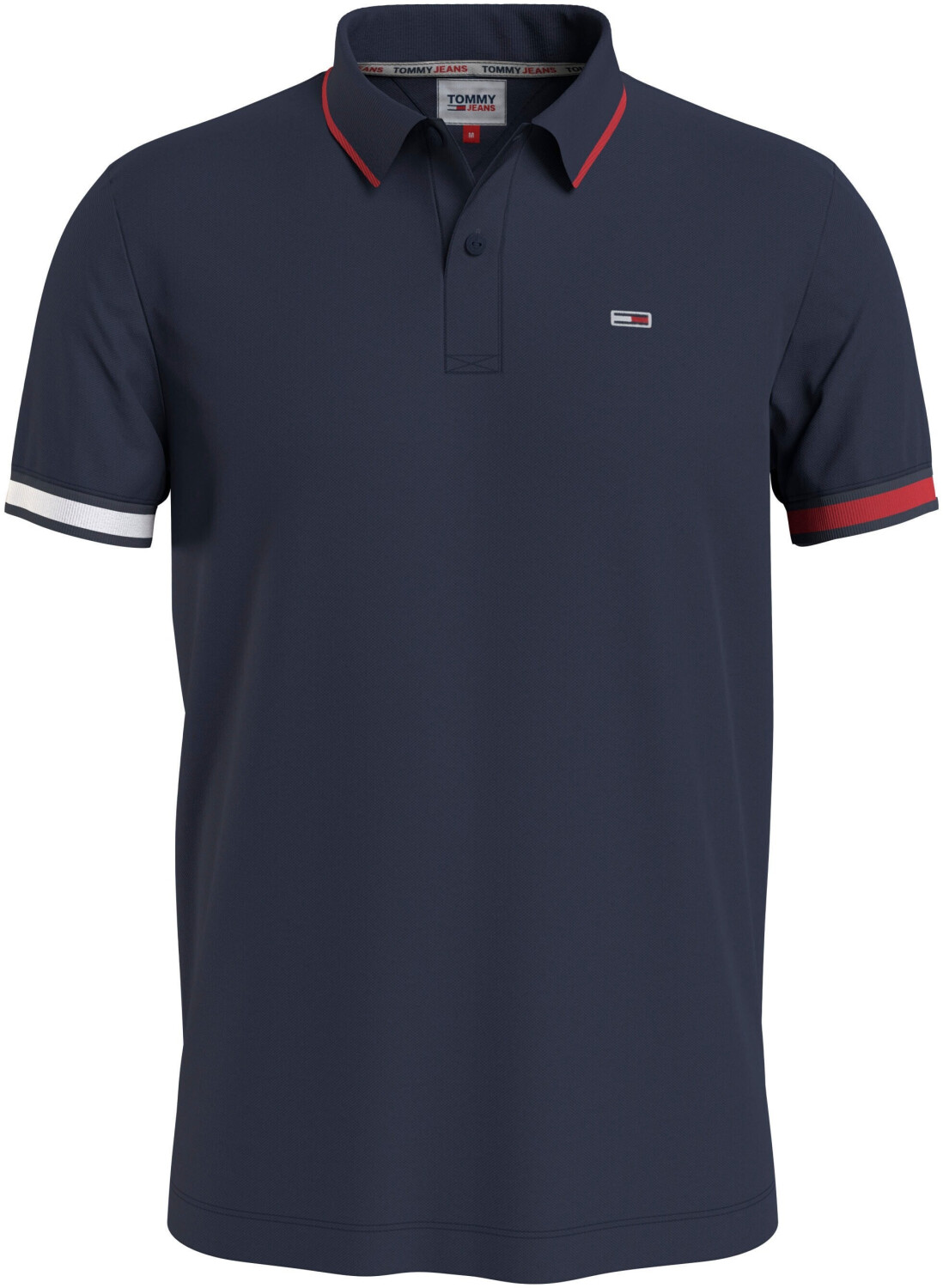 Tommy Hilfiger Reg Flag Cuffs Short Sleeve Polo (DM0DM12963) blue C1G