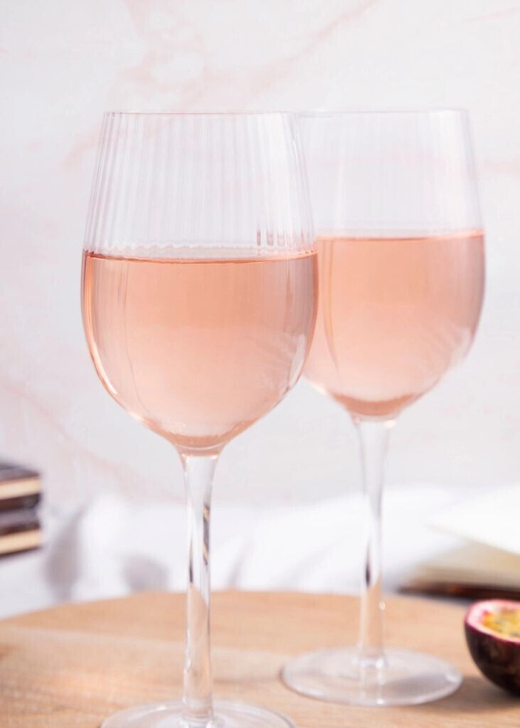 Bar Craft Rosé wine glasses Ribbel 450 ml 2 pieces