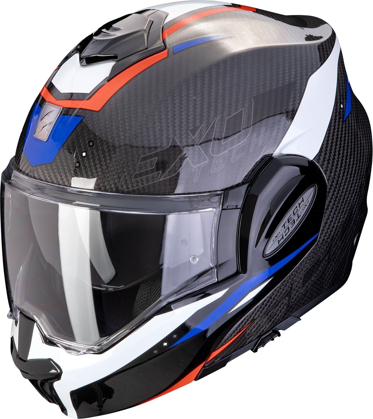 Scorpion Exo-Tech Evo Carbon Rover noir/rouge/bleu