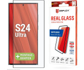YAYIYY Hülle für Samsung Galaxy S24 Ultra, Spiegel Flip Case, mit