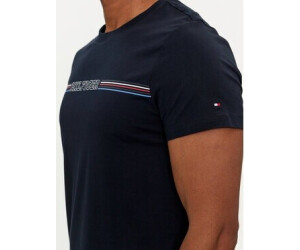 Tommy Hilfiger Logo Slim Fit Crew Neck T-Shirt (MW0MW34428) desert 