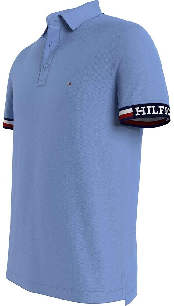 Tommy Hilfiger Monotype Short Sleeve Polo (MW0MW33585) blue C30 ab 
