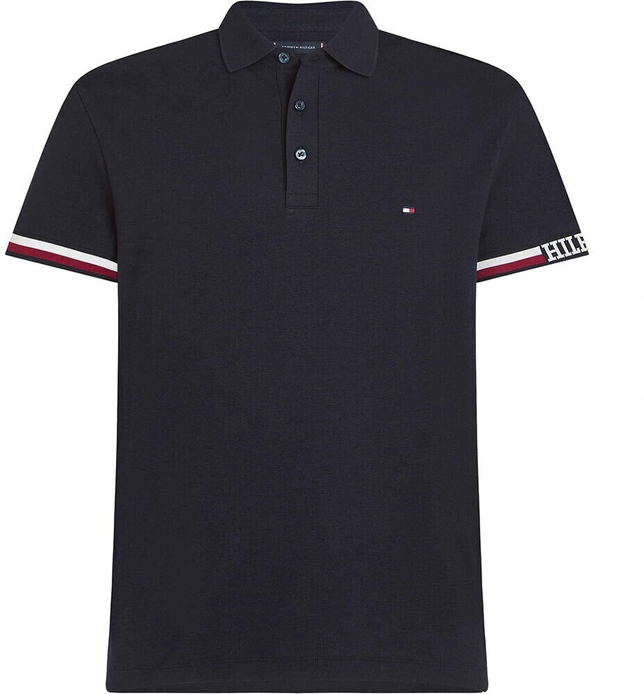 Tommy Hilfiger Monotype Short Sleeve Polo (MW0MW33585) blue DW5