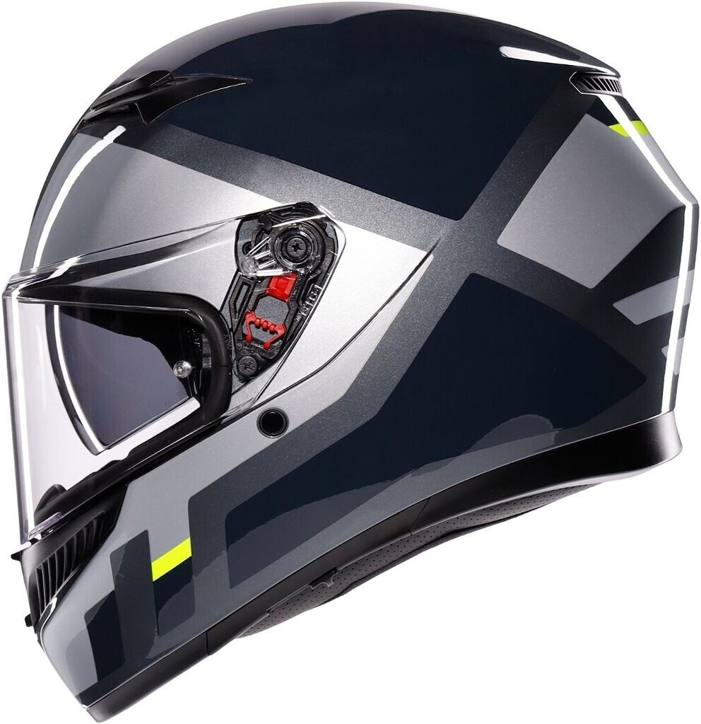AGV K-3 Shade gris/jaune fluo
