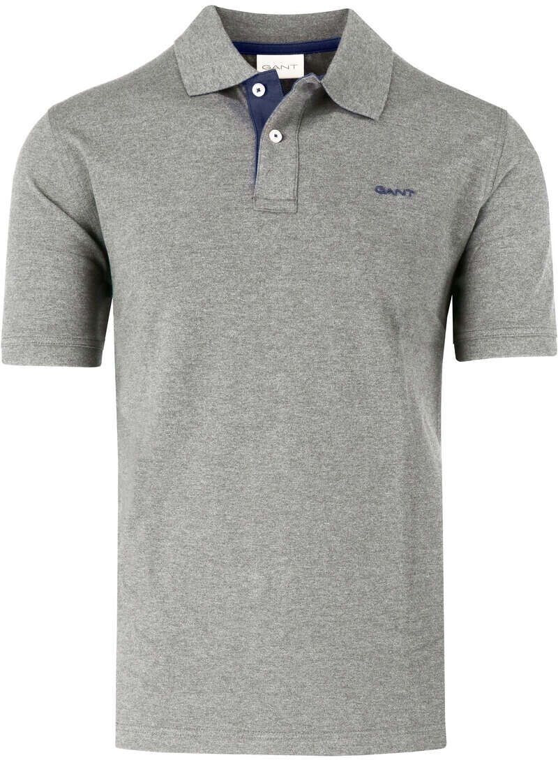 GANT Contrast piqué polo shirt (2062026) grey melange