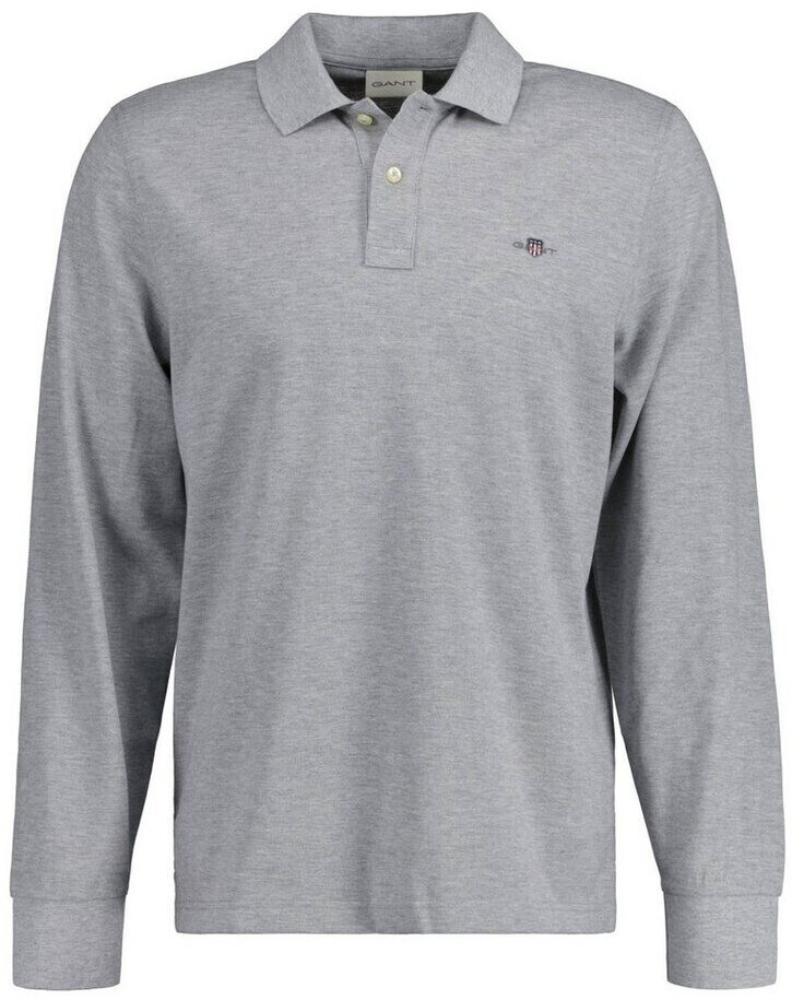 GANT Shield Piqué Rugger (2230) grey melange