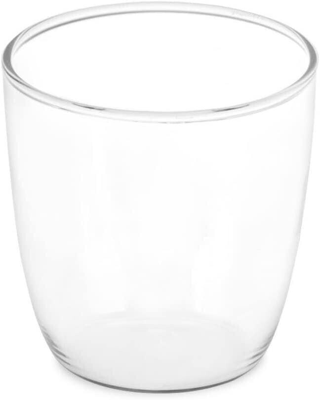 H+H Set of 6 glasses Taormina, borosilicate glass, transparent, 15cl