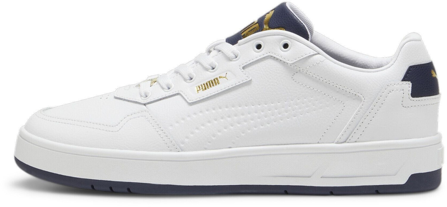 Puma Court Classic Lux 395019 white navy gold ab 39 99 Preisvergleich bei idealo