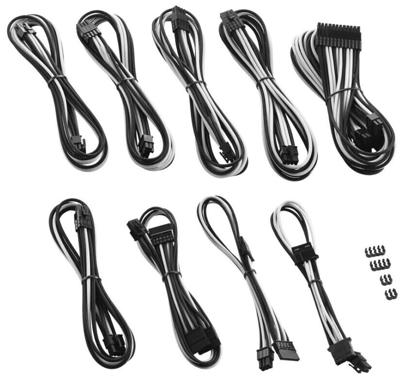 CableMod C-Series PRO ModMesh Cable Kit Corsair RMi / RMx / RM Black/White