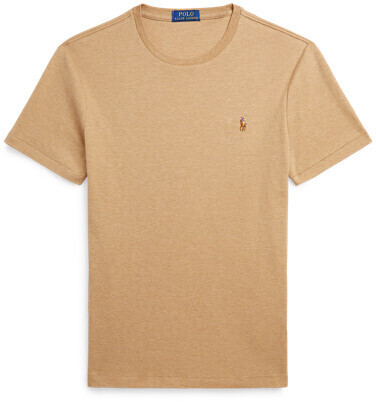 Polo Ralph Lauren Custom Slim Fit Soft Cotton T-Shirt (471117) classic camel heather