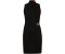 Hugo Boss Ärmelloses Kleid mit Stehkragen, Mesh-Detail und Logo (50508266) schwarz