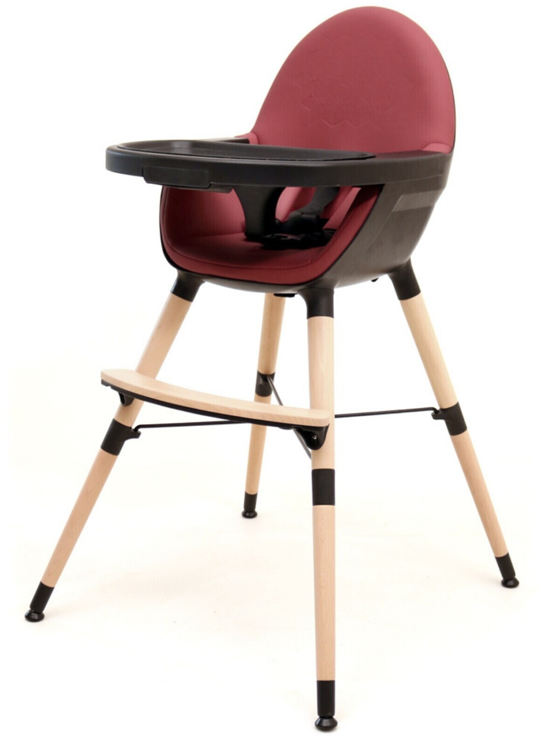 At4 Confort high chair black/burgundy